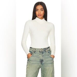 Free People XYZ Recycled Turtleneck Bodysuit